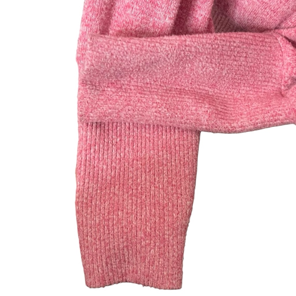 Anthropologie Maeve‎ Laney Sweater Women’s Size Medium Pink Mockneck Cozy Casual - Picture 6 of 10